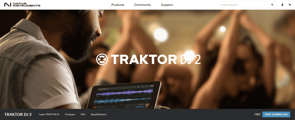 Second Best Free DJ Software: Tracktor DJ