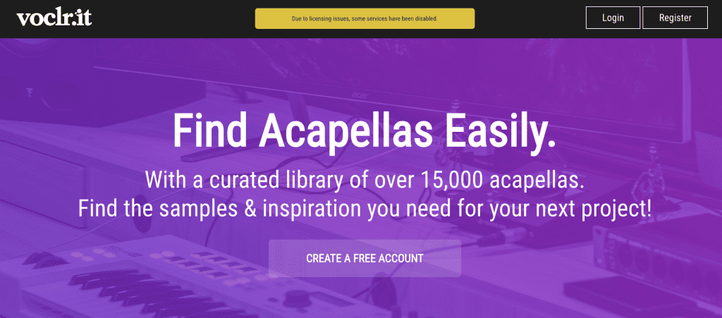 Free Acapella Downloads: Voclr.it